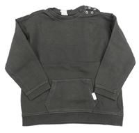 Tmavošedá mikina s kapsou H&M
