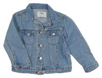 Světlemodrá riflová bunda Zara 