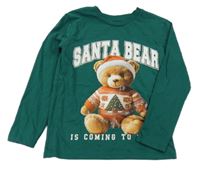 Tmavozelené triko s medvídkem George