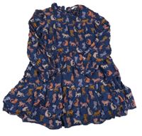 Tmavomodré šaty s šelmami M&S