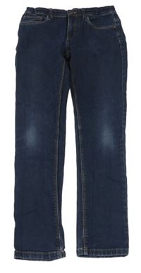 Tmavomodré skinny rifle C&A