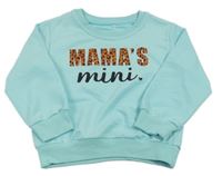 Pomněnková mikina s nápisem 