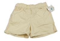 Nové - Světlebéžové plátěné kraťasy Topolino