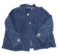 Tmavomodrý riflový kabátek Tommy Hilfiger