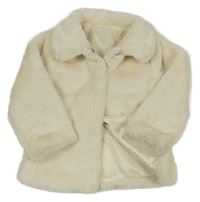 Krémová kožešinová podšitá bunda St. Bernard