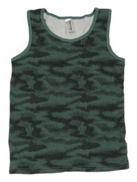 Khaki-černé army puntíkaté tílko Chapter young