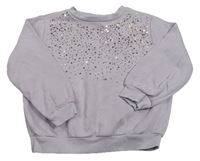 Levandulová mikina s flitry H&M