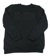 Černá mikina s nápisem Primark