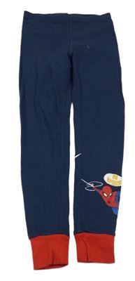 Tmavomodro-červené pyžamové kalhoty se Spider-manem H&M