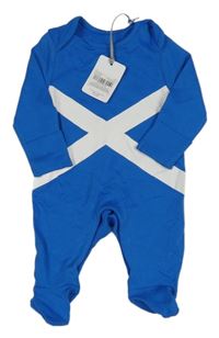 Nové - Modrý overal s potiskem Tu