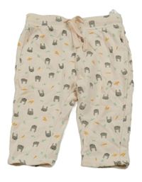 Pudrové tepláky se zajíčky Manor