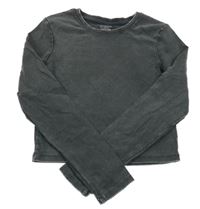 Šedé crop triko Primark