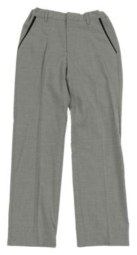 Šedé společenské kalhoty s puky C&A