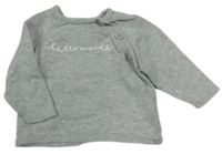 Šedý svetr s nápisem Mamas&Papas