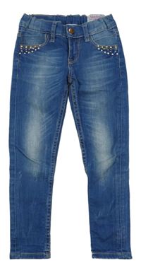 Modré slim rifle s cvočky Vingino 