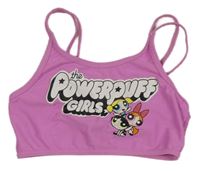 Růžová plavková lambáda s potiskem The Powerpuff Girls 