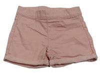 Světlerůžové riflové kraťasy H&M