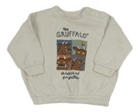 Smetanová oversize mikina s Gruffalem George