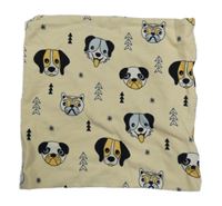 Vanilkový nákrčník s pejsky