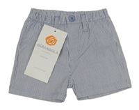 Nové - modro-bílé pruhované chino kraťasy GIRANDOLA