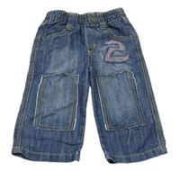 Modré rifle s číslem Happy Puppy