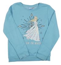 Světlemodrá mikina s Elsou Disney