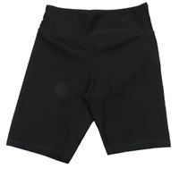Černé elastické legínové sportovní kraťasy H&M