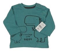 Nové - šalvějové triko s dinosaury Matalan