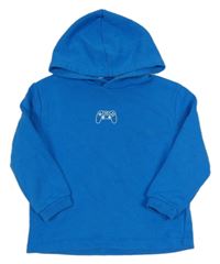 Modrá mikina s ovladačem a kapucí H&M