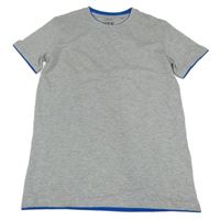 Šedé melírované tričko Y.F.K.