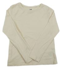Krémové triko H&M