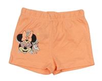 Neonově oranžové kraťasy s Minnie zn. Disney