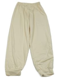 Smetanové pyžamové kalhoty 