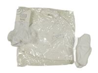 Nové - 3 set - bílá čepice + bílé ponožky s krajkou + bílé rukavice 