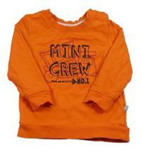 Oranžová mikina s nápisem Liegelind