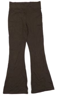 Hnědé flare legíny Primark