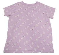 Růžové vzorované tričko - Přátelé Primark