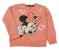 Růžová mikina s Minnie 