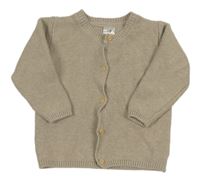 Béžový propínací svetr H&M