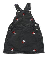 Šedé laclové riflové šaty s Minnie Primark