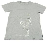 Světlešedé tričko s fotbalistou Jako-o