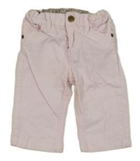 Světlerůžové manšestráky H&M