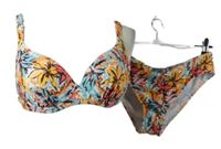 Dámské barevné vzorované dvoudílné plavky Shein 