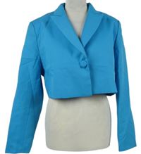 Dámské tyrkysové sakové bolerko Boohoo 