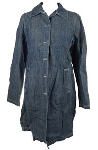 Dámský tmavomodrý riflový kabát Next 