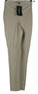 Nové - Dámské pudrové koženkové tregíny PrettyLittle Thing