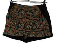 Dámské černé vyšívané kraťasy Topshop 