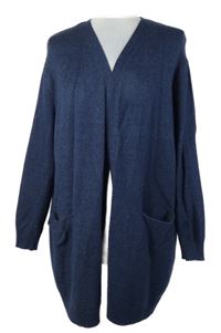 Dámský tmavomodrý svetrový cardigan Montego