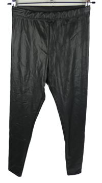 Dámské černé koženkové tregíny H&M