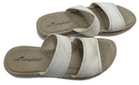 Dámské bílé pantofle Camprella vel. 38